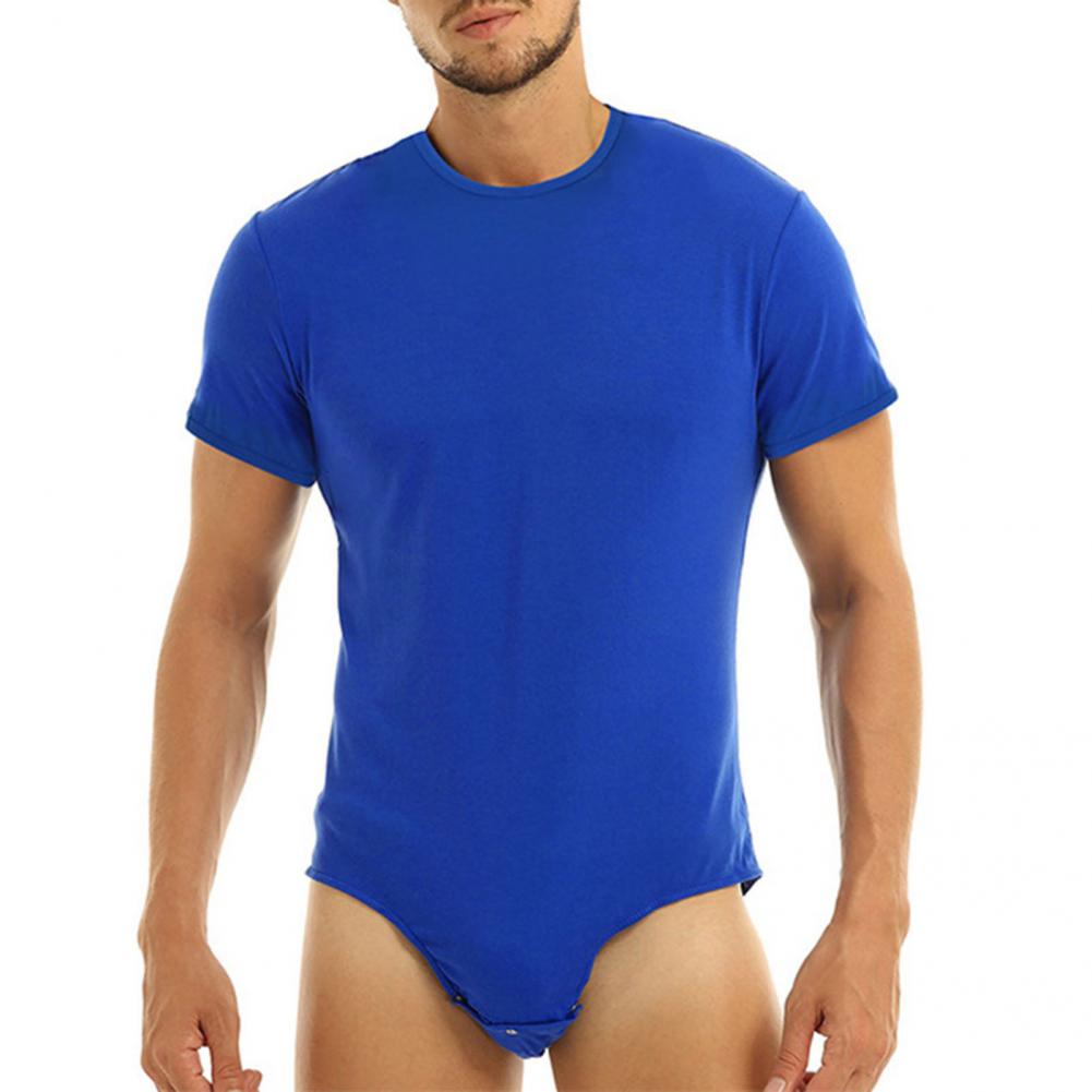 Body para hombre, fabuloso cuerpo delgado, Body para adultos, cuello redondo, ropa interior de una pieza, pelele, suministro para dormir