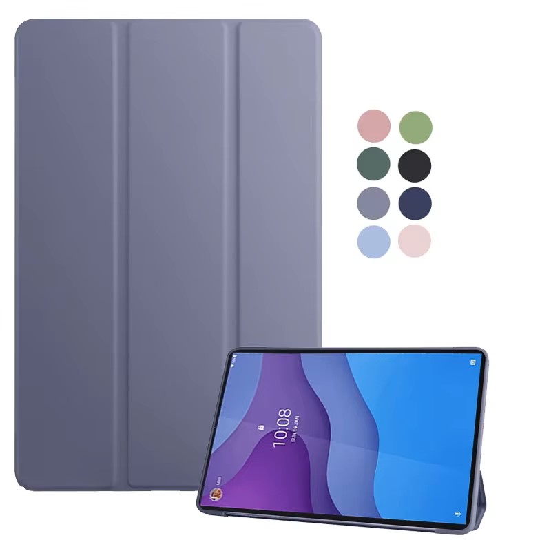 กรณีสมาร์ทสำหรับเลอโนโวแท็บ M10 TB-X605F X505F X505L ซิลิโคน M10 FHD 10.1 TB-X605F X605C พลิกซอฟท์ เวค อัพ ค็อก