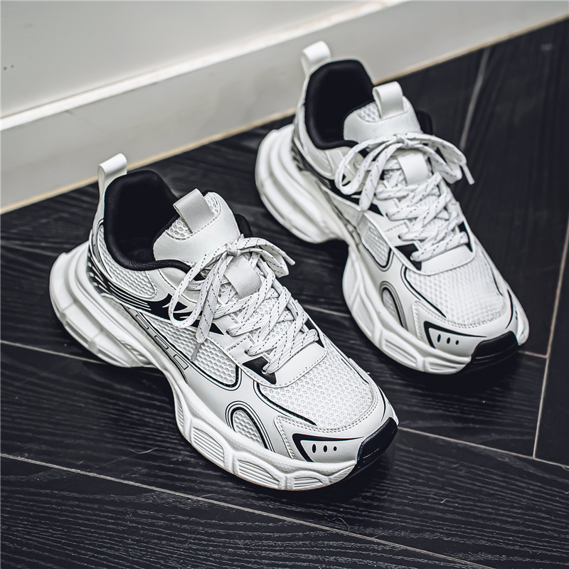 2026 Nieuwe Heren Ademende Mesh Lichtgewicht Comfortabele Casual Loopschoenen Antislip Zachte Zool Buitensport Sneakers