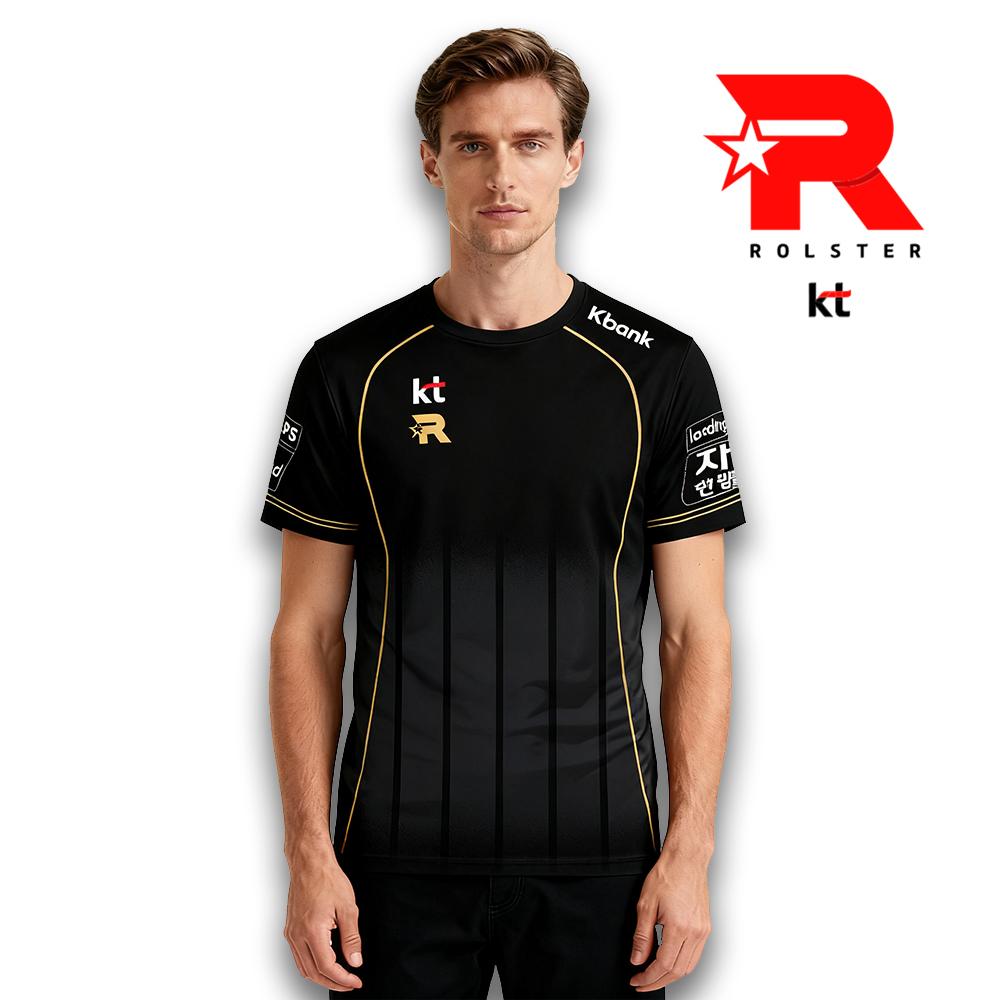 Новые трикотажные изделия KT Rolster LCK Team 2025, тренировочная форма для клуба чемпионата мира, мужские и женские персонализированные спортивные футболки