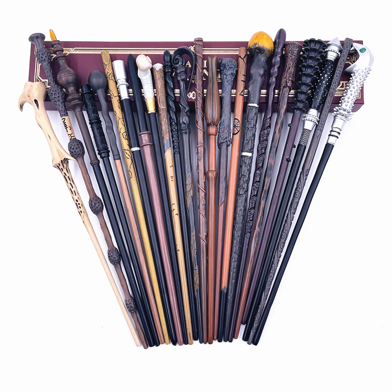 Varita mágica con núcleo de Metal para espectáculo de Cosplay de Anime, accesorios de juguete de decoración para niños, palo mágico de plástico