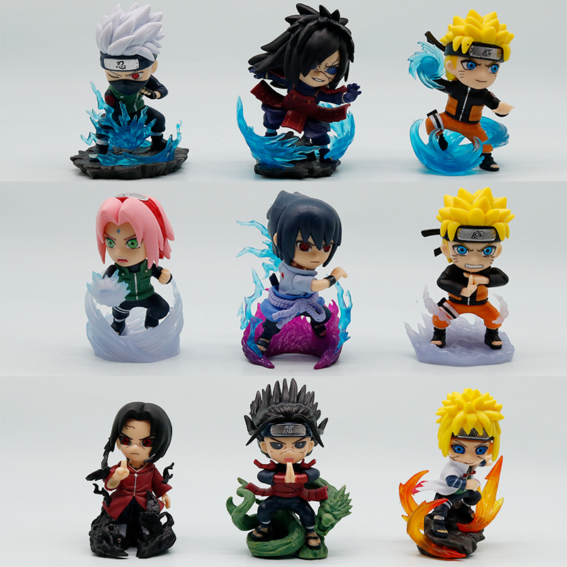 FUNISM NARUTO SHIPPUDEN Chronicles Great Ninja War Series Blind Box Vol.1 Statuetta Regalo Carino per Bambini Festa di Compleanno Serie