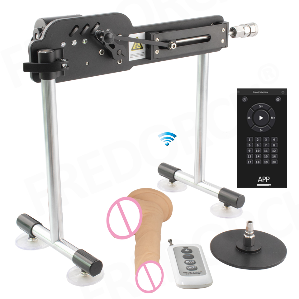 Máquina Sexual Aprimorada de 70W com Controle Remoto, Super Silenciosa, Ultra Ajustável, Vac U Lock 30dB, Máquina do Amor de 120W com Brinde Big D