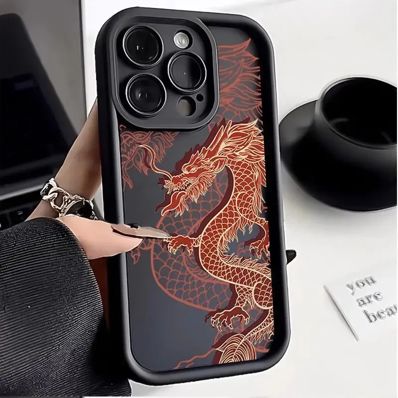 เคสโทรศัพท์ East Dragon สำหรับ Samsung Galaxy S26 Plus S25 S24 FE S23 S22 Ultra A55 A54 A34 A15 A14 A35 A52 A53 5G  วัสดุซิลิโคน