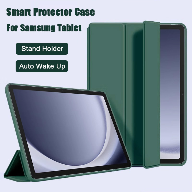 Etui na tablet Samsung Galaxy Tab S6 lite 10.4 S10 Lite 10.9 S11 11 Tab A9 PLUS + A8 10.5 A7 S7 S8 S9 S10 PLUS 11 FE 12.4 10.9 A11 8.7 11 Smart Auto Sleep Wake Function Silicone Cover