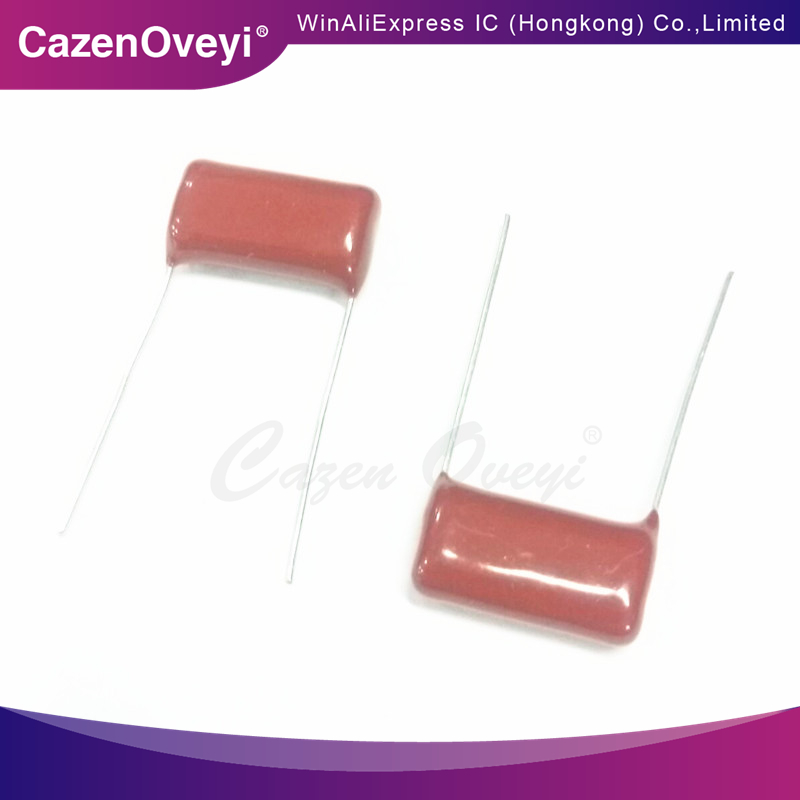 Condensador CBB de 10 piezas 684J400V Condensador de película 0,68 UF 400V684J 5% Espaciado en pies 15 mm