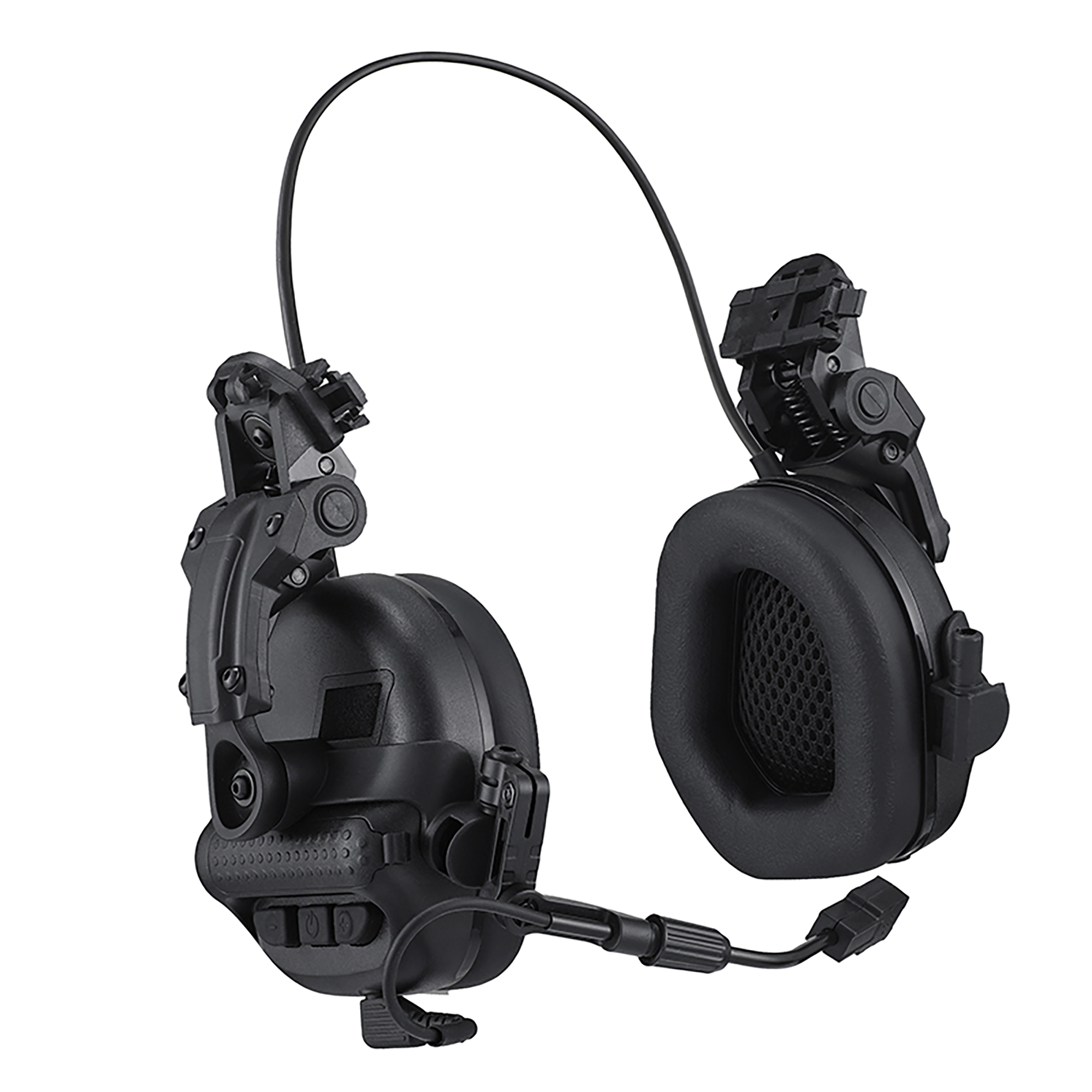 Orejeras de tiro militar, auriculares tácticos de caza, Protector auditivo electrónico, reducción activa de ruido, auriculares con captación de sonido