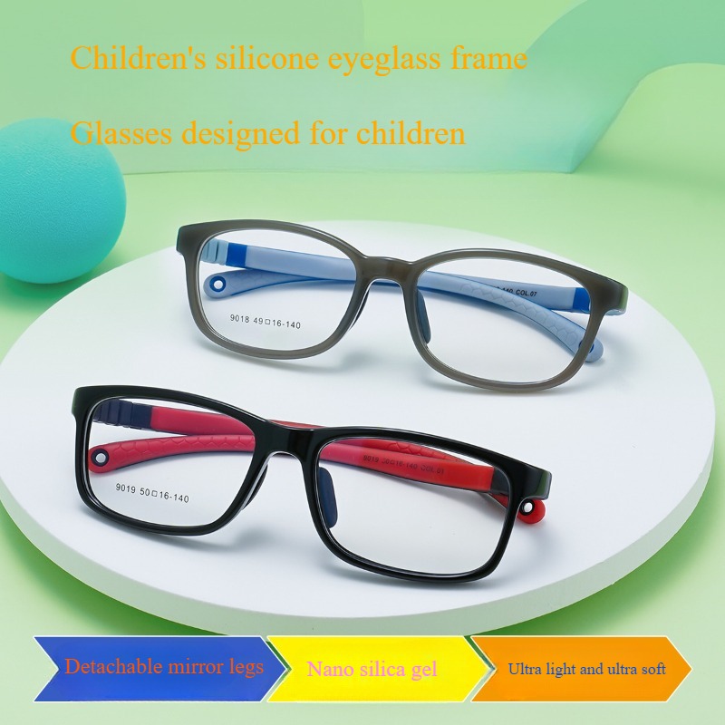 Nuevo Montura de gafas Nano de silicona para niños 9018, gafas de protección contra luz azul graduadas populares de alta calidad para miopía