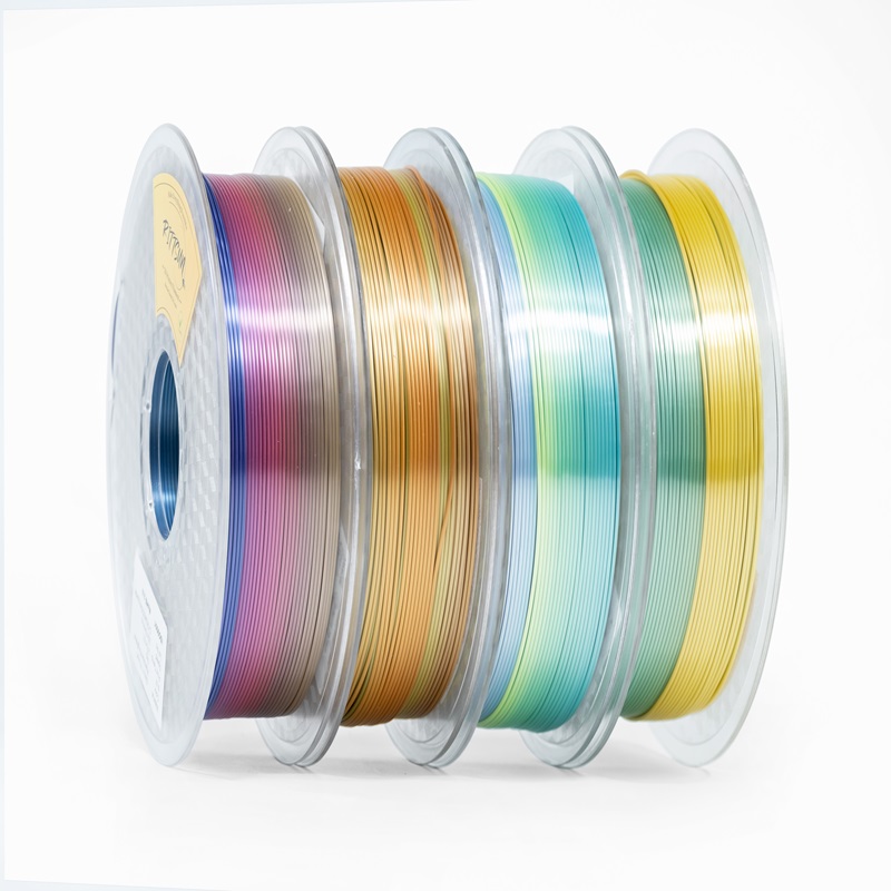 RITTSUN RU Clearance PLA/PETG/PLA + нить матовая/шелковая/радуга PLA 1 кг 1,75 мм Высококачественная нить для 3D-печати Быстрая доставка