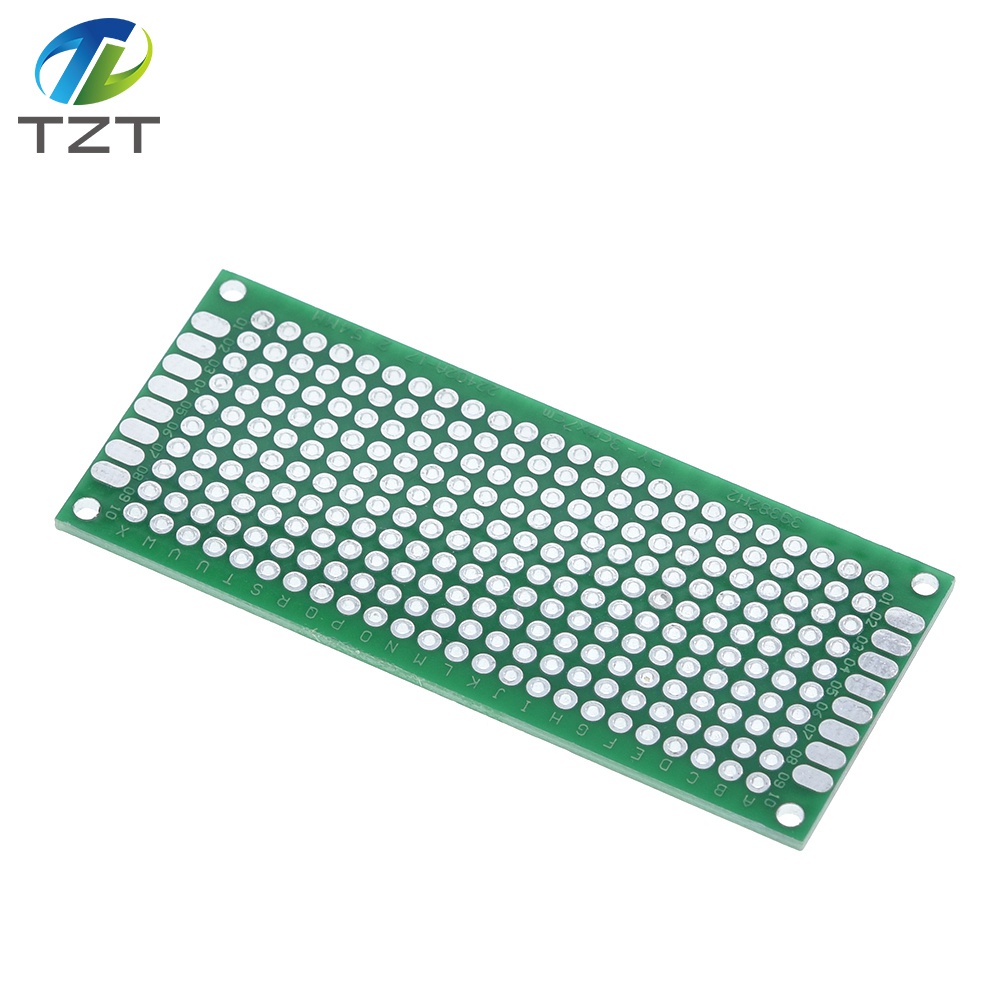 1/5/10 Uds 3x7cm placa prototipo 2 capas 3*7cm panel tablero Universal 2,54 MM verde
