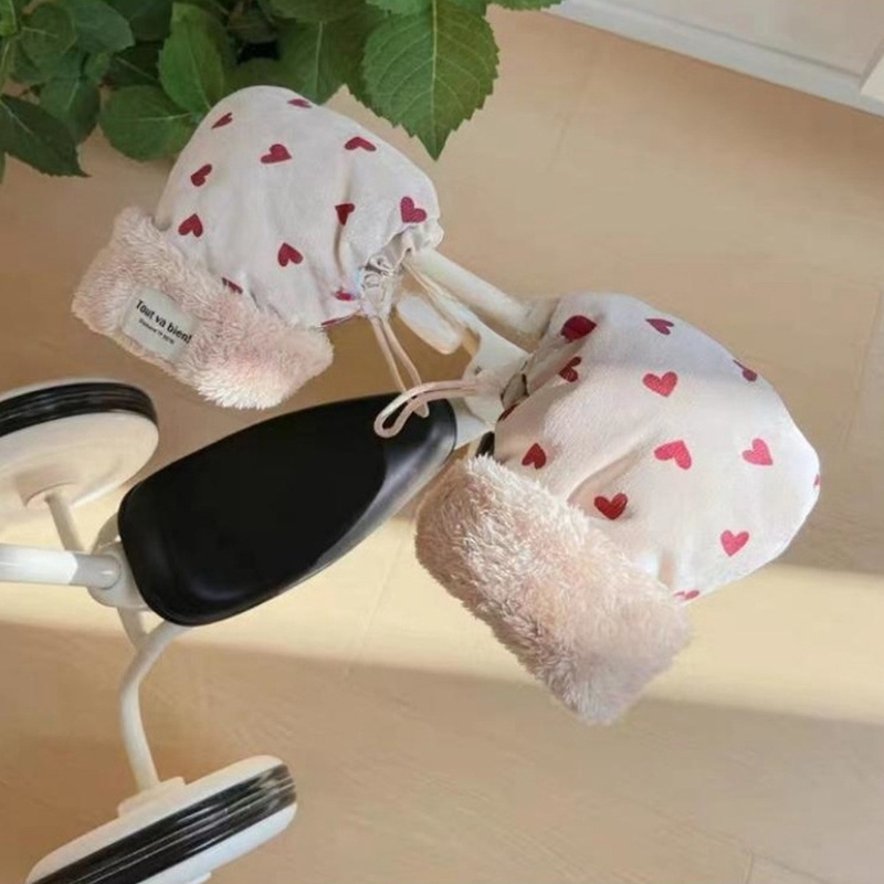 Luvas de stateboard infantil, muffs à prova de vento, grosso, quente, crianças, golfe, carro de equilíbrio, bicicleta, coreano, inverno, 1 par