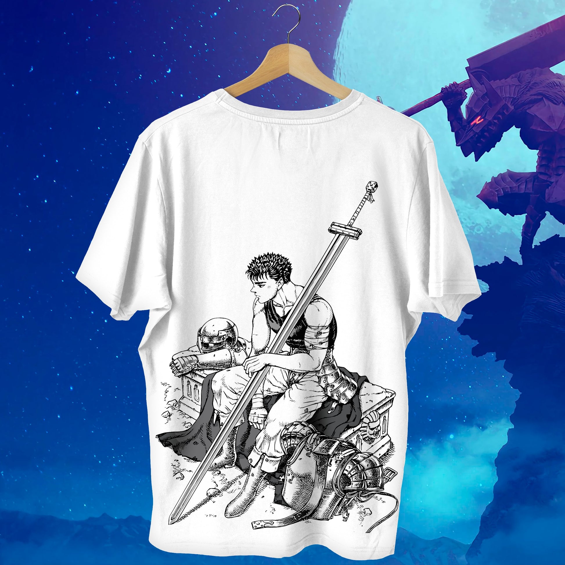 Berserk Stampa Oversize Y2k T-shirt Estate Donna T-shirt Anime Casual Sport Manica corta Cotone pesante di alta qualità Top femminile