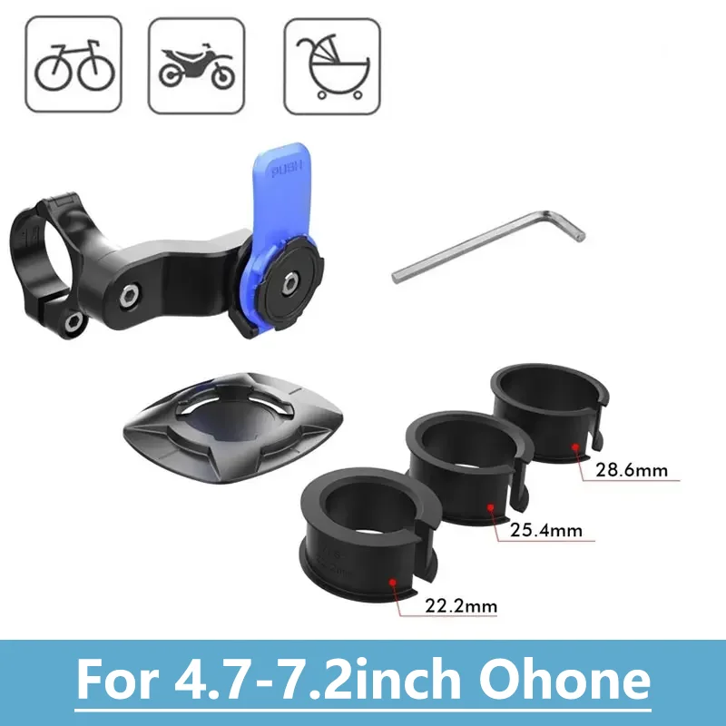 調整可能なオートバイの携帯電話ホルダー,自転車のサポート,iphone 14, 13, 12,samsung,xiaomi,lg用のハンドルバーマウント