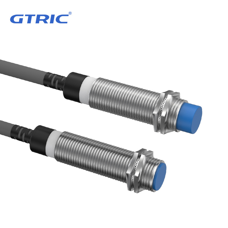 Индуктивный датчик приближения серии GTRIC LJ12A3 NPN PNP, высокое качество, расстояние обнаружения 2 мм, 4 мм, 12-24 В постоянного тока, переменный ток, 90-220 В
