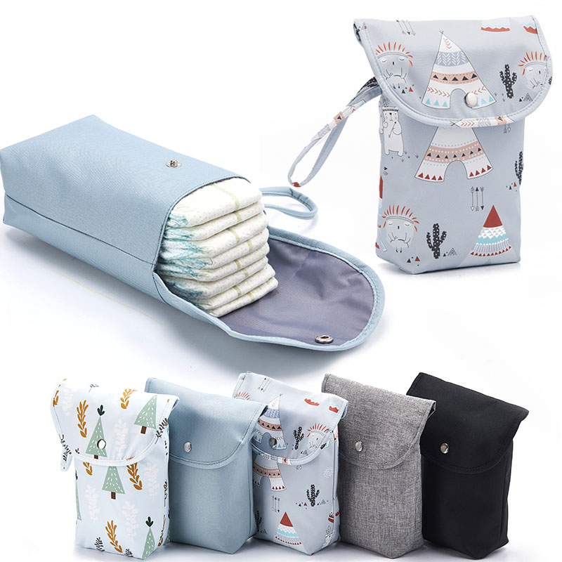 Impermeável molhado saco bebê fralda armazenamento reutilizável bolso viagem praia piscina creche sujo bebê produtos