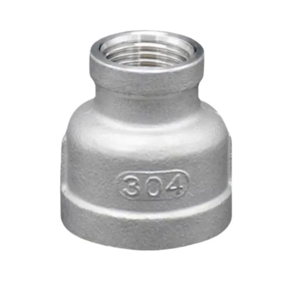 1/8" 1/4" 3/8" 1/2" 3/4" 1" -2" NPT Female Reducer Nipple 304 Stainelss Steel Pipe Fitting Connector Water Gas Oil