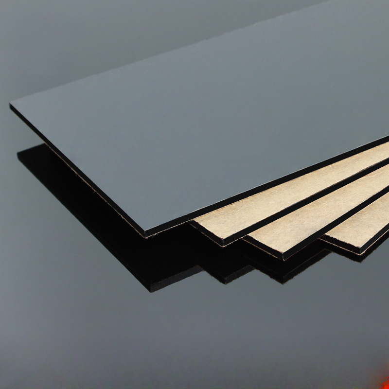 Dicke: 3 mm, Acrylplatte, glänzend, rein schwarz, Plexiglas-Kunststoffplatte, organisches Glas, Polymethylmethacrylat