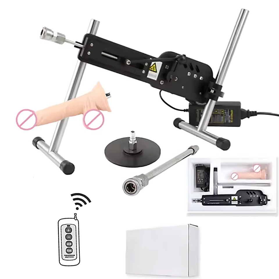 Machine sexuelle automatique silencieuse F19-70W avec support solide réglable et rétractable, machine de masturbation pour hommes et femmes