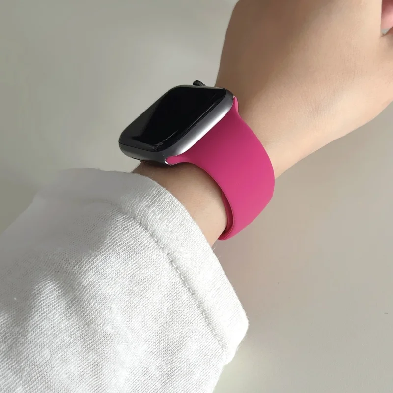 Correas para Apple Watch 10, 46mm, 49mm, 44mm, 45mm, 40mm, 42mm, 41mm y 38mm, pulsera deportiva iWatch series 9 8 7 SE ultra 2, banda de silicona