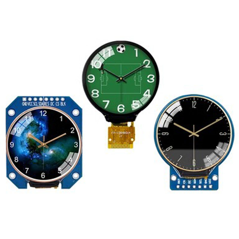 Pantalla TFT, módulo de pantalla LCD TFT de 1,28 pulgadas, controlador redondo RGB 240*240 GC9A01, interfaz SPI de 4 cables, PCB 240x240 para Arduino