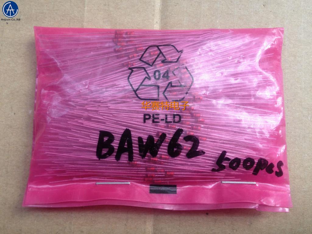 30pcs 100% orginal new BAW62 DO-35 glass encapsulated diode Silkscreen: AW62