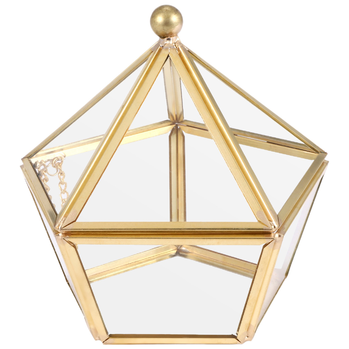 Glas Ring Box Hochzeit Schmuck Fall Unsterbliche Blume Glas Abdeckung Hause Dekoration