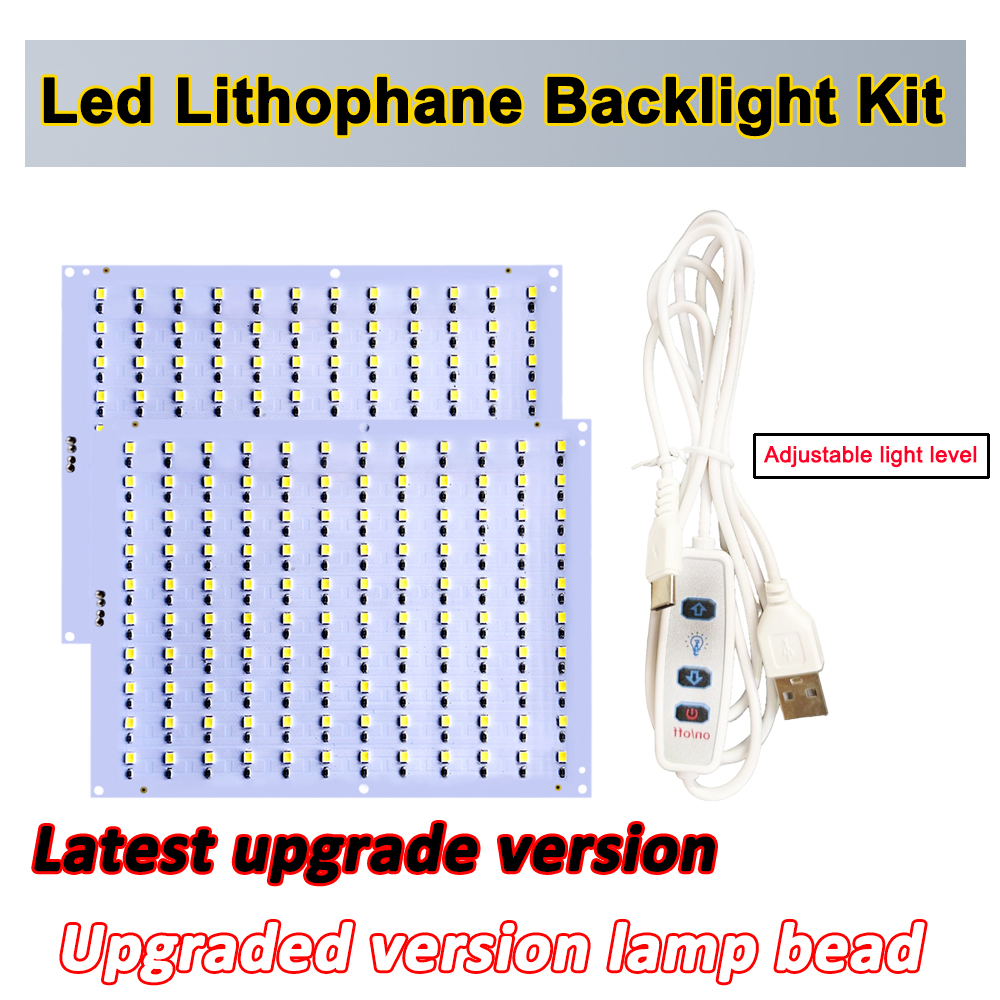 NOUVELLE Version Améliorée pour Bambu Lab Lithophane Led Panel CMYK LED Backlight Board CMYK Lithophane Bundle PLA Basic