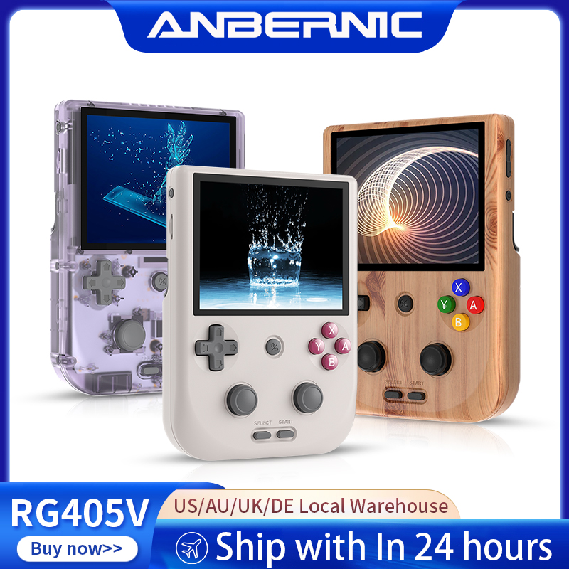Console de jeu portable Anbernic RG405V, écran tactile IPS HD de 4 pouces, système Android 12, processeur T618 64 bits, Wifi, lecteur de jeux rétro portable