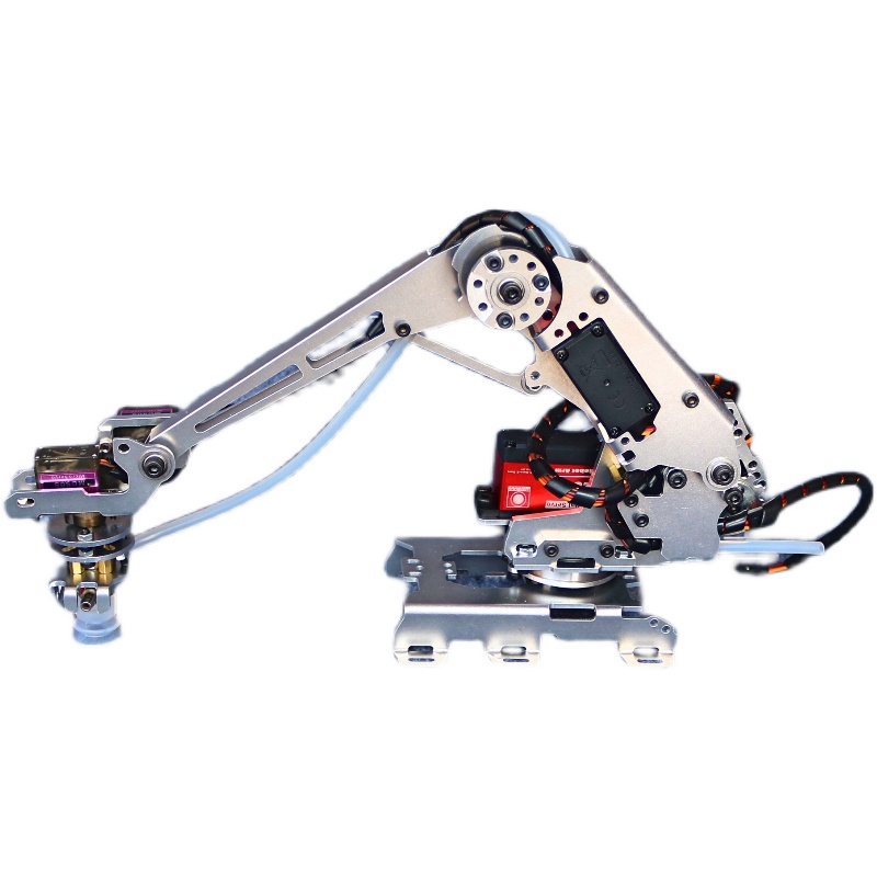 ใหม่ 6 Dof แขนหุ่นยนต์ Manipulator หุ่นยนต์อุตสาหกรรมรุ่น MG996R เซอร์โวสําหรับ Arduino แขนหุ่นยนต์ DIY ชุดดูดถ้วยของเล่น STEM
