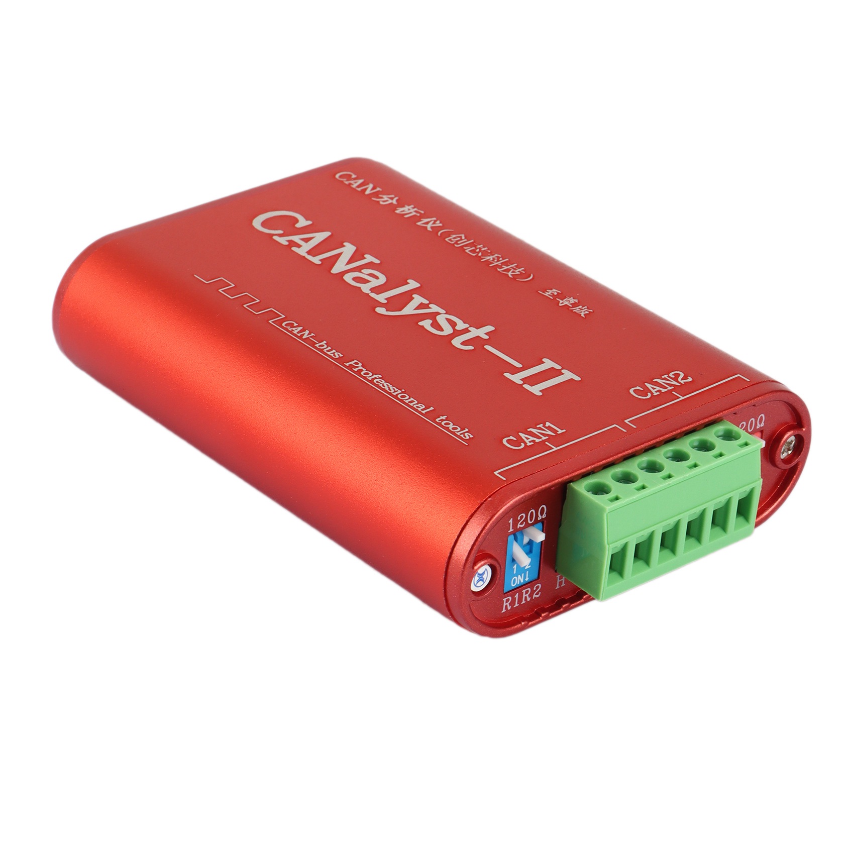 AA91 CAN Analyzer CANalyst-II USB to CAN Analyzer CAN-Bus Converter Adapter Compatible with ZLG USB to CAN