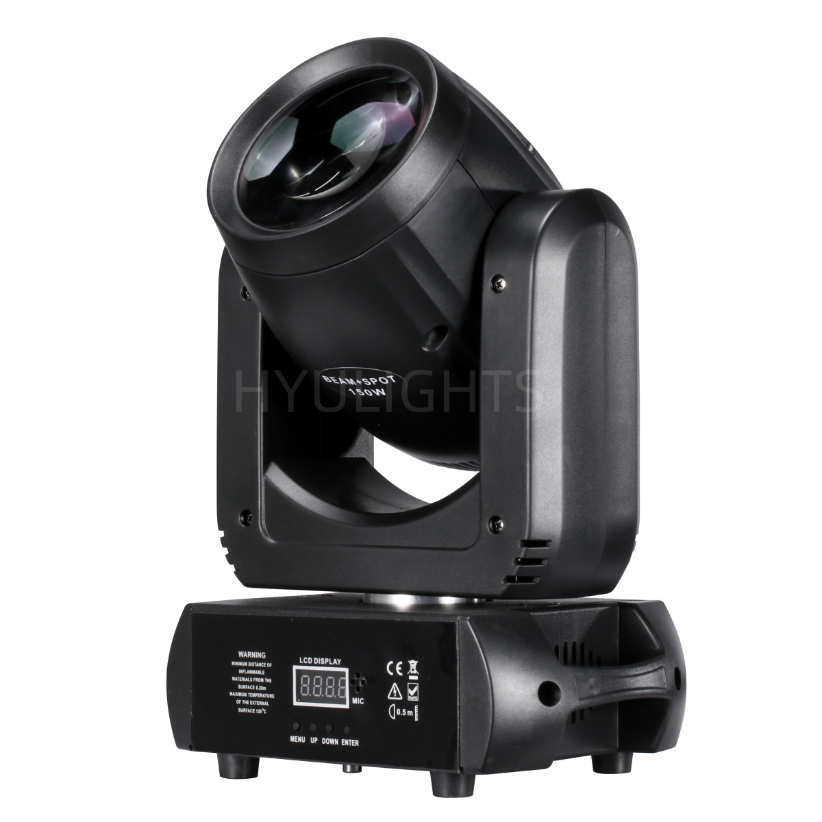 Mini luz LED con cabezal móvil, haz de 150W + punto + 18 prismas giratorios, Dj Dmx, efecto de luz de escenario, discoteca, barra de Dj