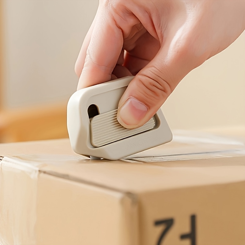 Nuevo Mini cortador de caja de seguridad de cerámica retráctil automático-hoja magnética (a prueba de herrumbre, resistente a los arañazos) con agarre antideslizante
