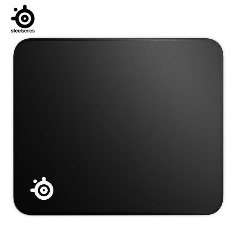 Tapis de souris de jeu original SteelSeries QcK - Grand tissu épais - Suivi et stabilité de pointe - Optimisé pour les capteurs de jeu