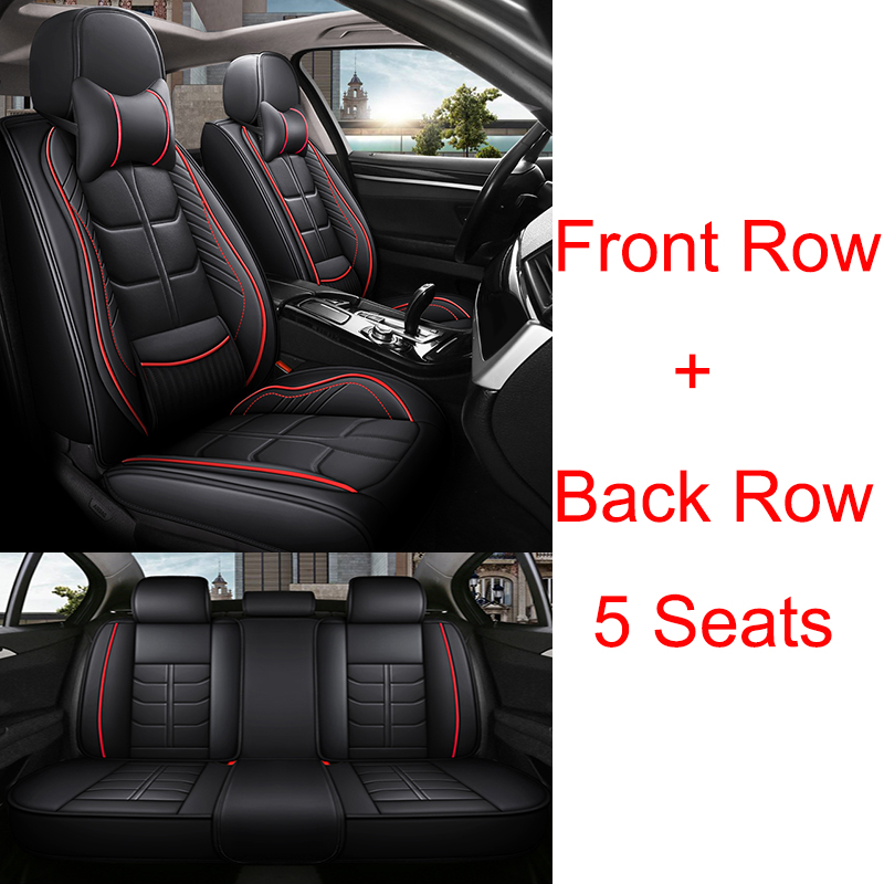 Pokrowiec na fotel samochodowy z podparciem lędźwiowym 3D do HONDA Civic City CRV CRZ Accord Elysion Fit Jade Jazz Akcesoria samochodowe Skóra PU