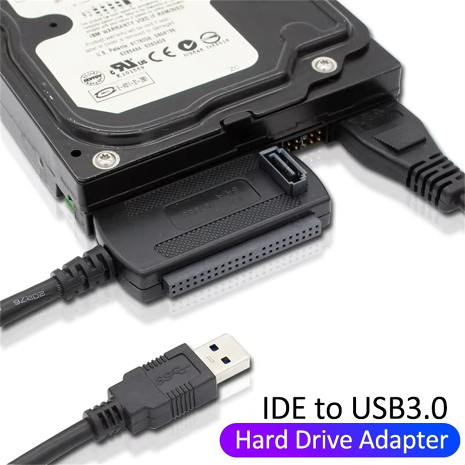 Interfejs USB do podłączenia dysków twardych o rozmiarze 2,5 i 3,5 cala z interfejsem IDE i SATA Kabel adapter USB 2.0 do IDE SATA do laptopa PC