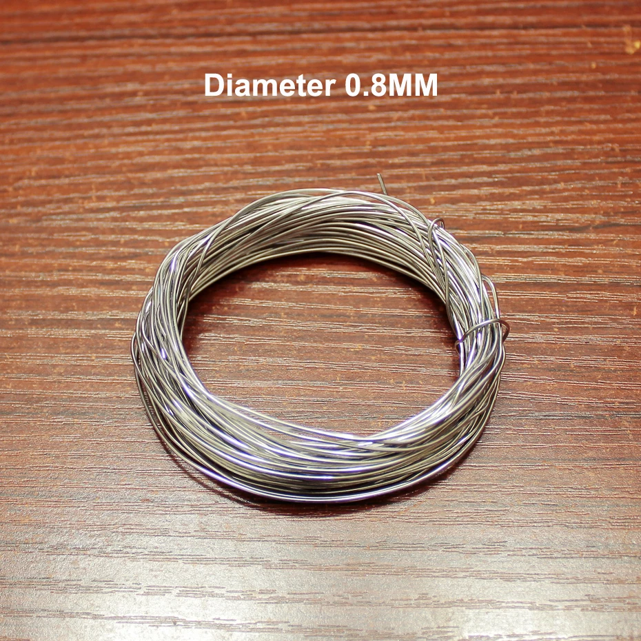 Fil à souder électrique Thelfer, fil à souder de haute qualité, haute pureté, colophane incluse, diamètre 0.8mm, lot de 10m