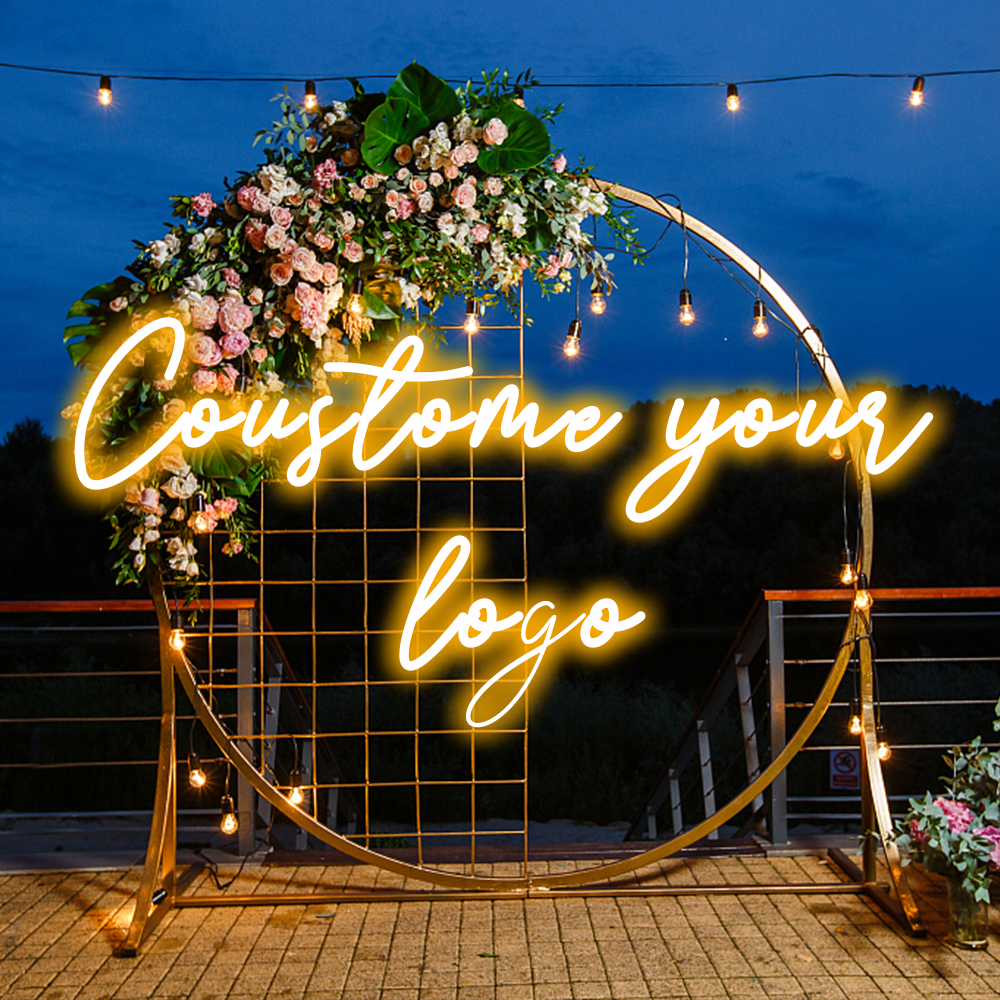 Custom Neon Led Light Personalized Custom Logo Wall Decor Neon Sign For Store Wedding Happy Birthday Party Bar Neon Sign