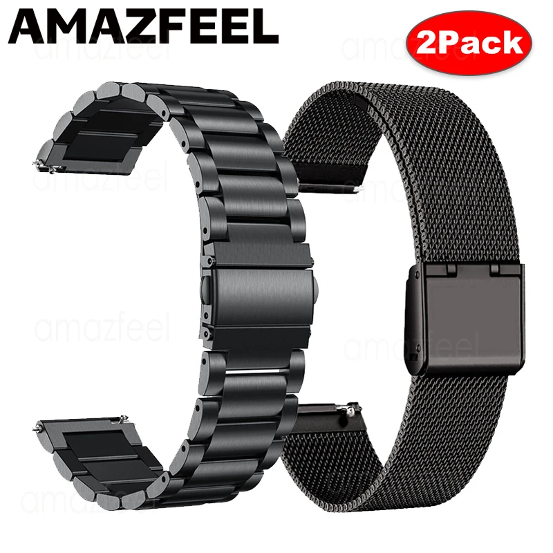 Correa de Metal Activa Mi Watch S1 para Xiaomi Mi Watch S2 S3 S4 Color 2, Correa de 22mm para MI Watch Sport