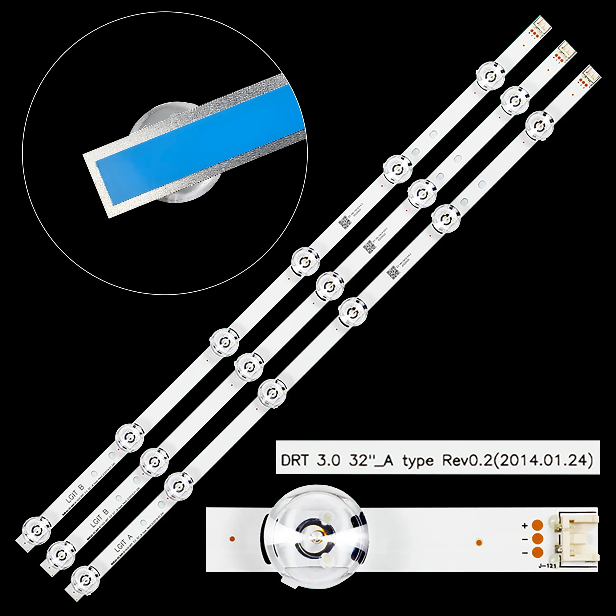 Striscia di retroilluminazione a LED per 32LB570B 32LF560V 32LF563V 32LB580V 32LY751H 32LB551U 32LB561V 32LB5630 32LB653V 6916L 2223A 6916L 2224A