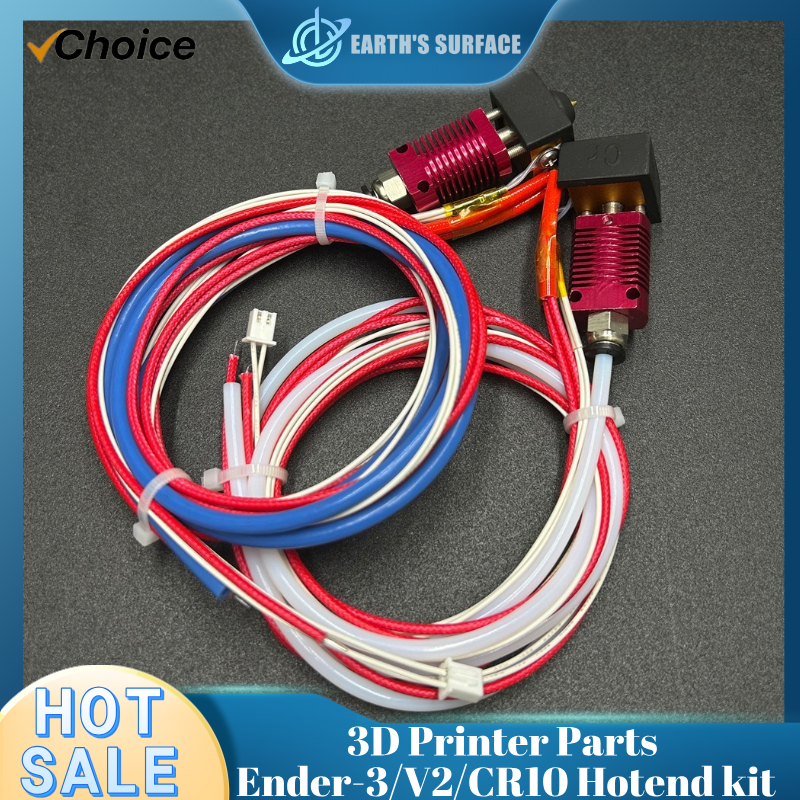 Ender-3/Ender-V2/CR10 Hotend комплект MK8 J-Head 0.4 мм сопло с нагревателем термистор для Ender-3/V2/ CR10 3D принтер частей