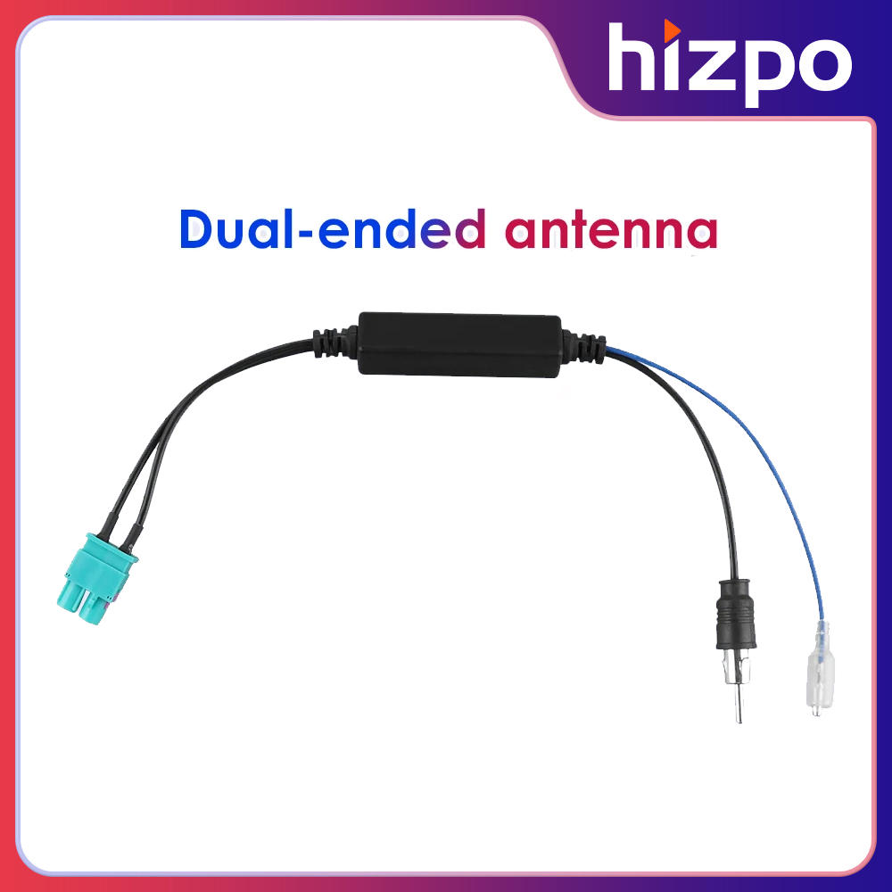 Enkele Dual Fakra Radio Antenne Adapter voor Volkswagen Skoda Seat Audi Autoradio Multimedia Android Auto Stereo
