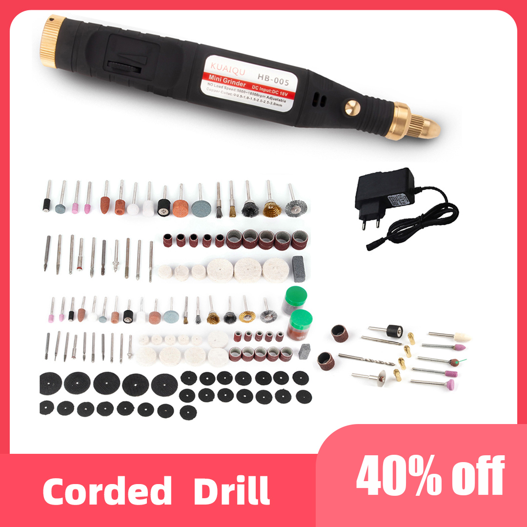 เครื่องแกะสลัก Dremel ปรับ Bor listrik ได้5สปีด5000-18000รอบต่อนาทีปากกาขนาดเล็กเครื่องมือโรตารี่ HB-005เครื่องขัดส้นเท้าอิเล็กทรอนิกส์