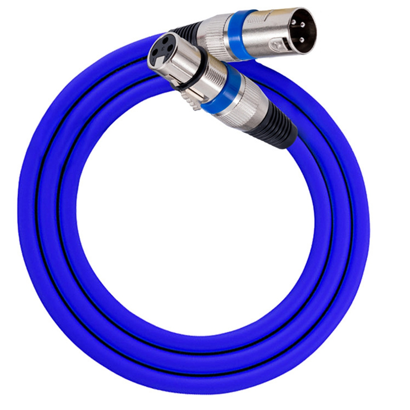 A99E-XLR Konektor Betina/Pria Kabel XLR 3 Pin Dudukan Panel Pria/Wanita Melewati Konverter Ekstensi Mikrofon