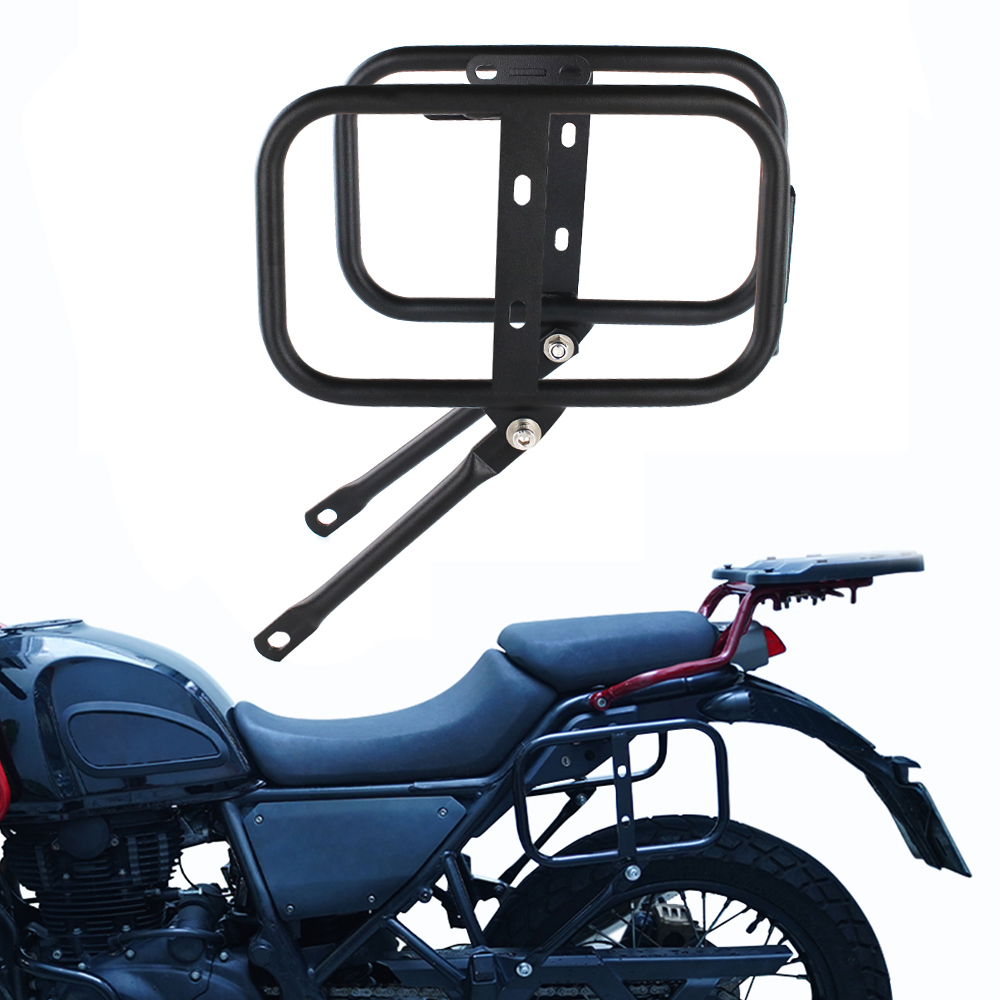 Cocok untuk Royal Enfield Himalayan 2018-2022 Scram 411 Himalayan 2022-2023 Rak Penyangga Tas Samping Braket Pemasangan Rak Pannier