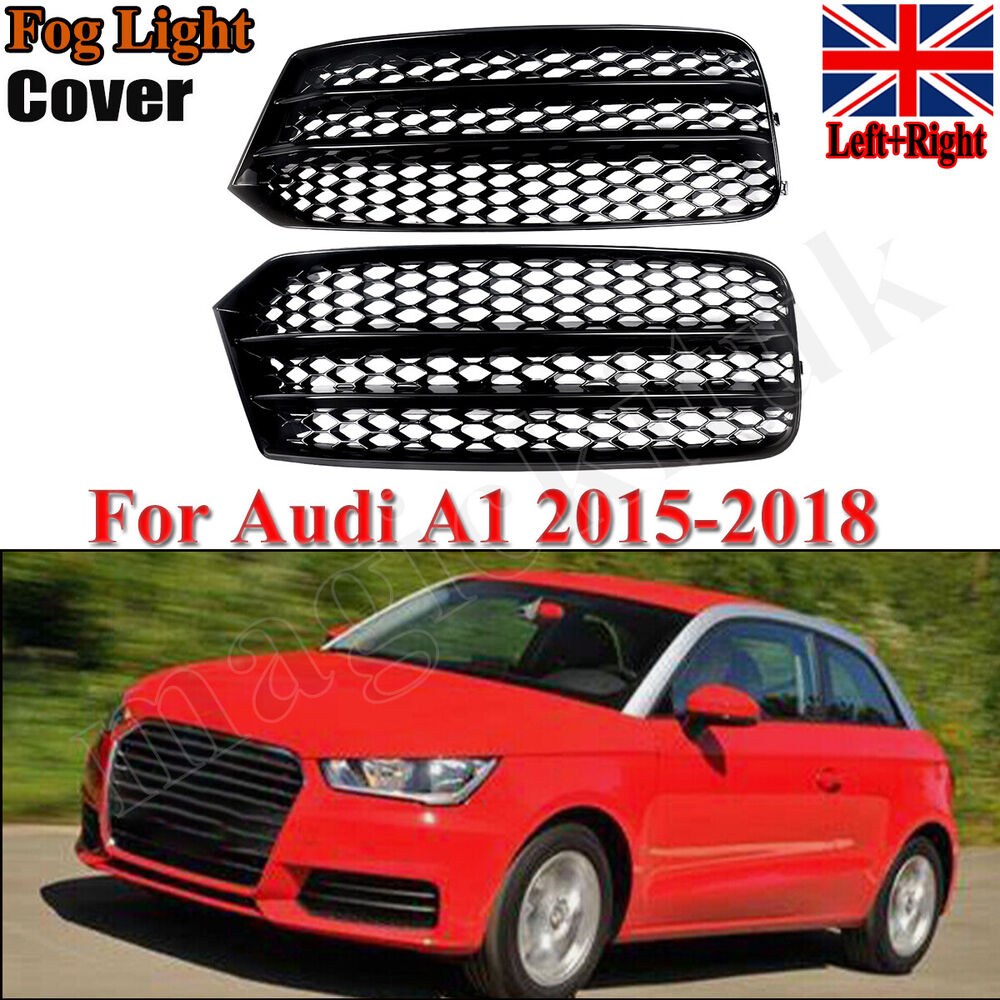 กันชนหน้า2x รังผึ้งสำหรับ8X A1ตัดหมอกกระจังหน้าสำหรับ Audi 2015-2018