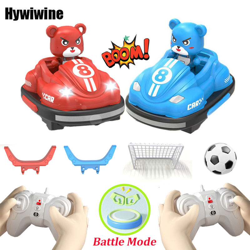 2.4G Zderzak Battle RC Samochód z emulacją muzyki LED Pluszowe zabawki Konkurencyjna gra wyścigowa dla rodziców i dzieci dla chłopców Dzieci Zabawki na zewnątrz