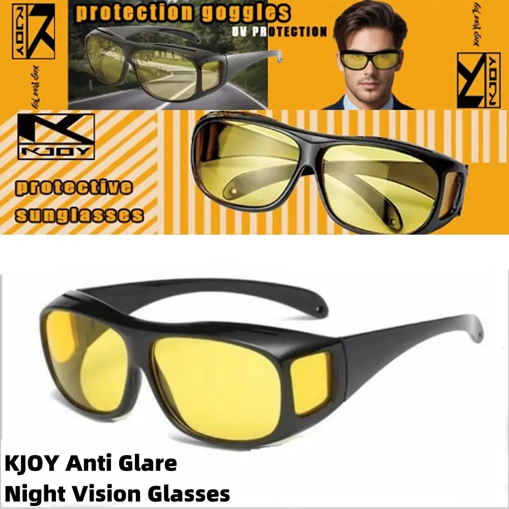 KKJOY Drivers Goggles Interior Accessory Protective Gears Sunglasses Night Vision Glasses Anti Glare Driving Glasses 2025 NEW
