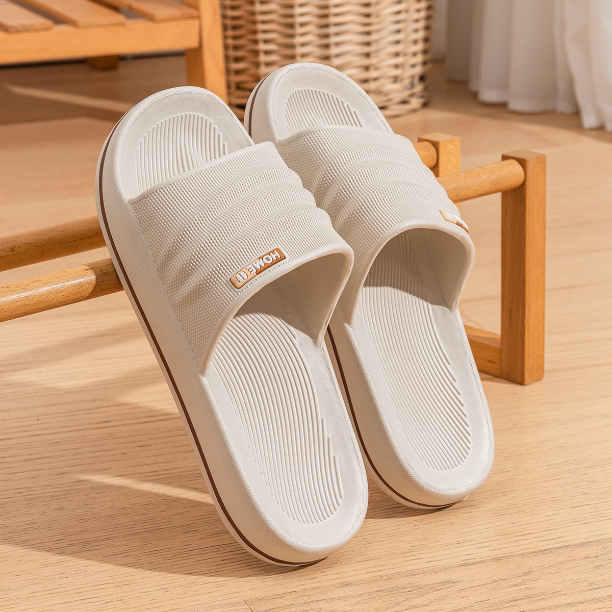 Zapatillas de casa de verano baño playa toboganes interiores cómodas sandalias ligeras al aire libre