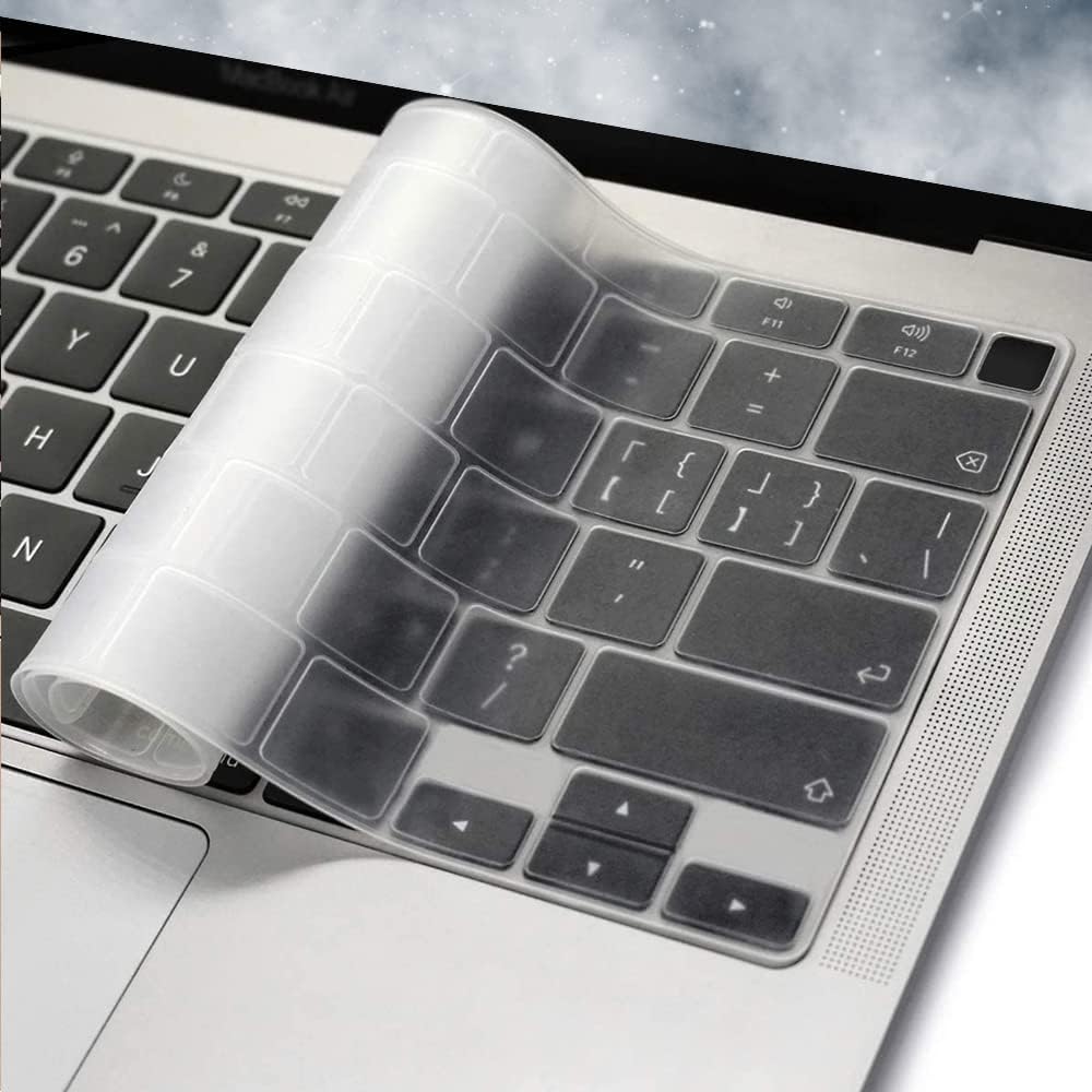 Funda de silicona para teclado para todos los modelos MacBook Air/Pro13 "14" 15 "16" M1 M2 M3 Chip Modelo A2918 A2991 A2338 A2337 A2681 EE. UU. y UE