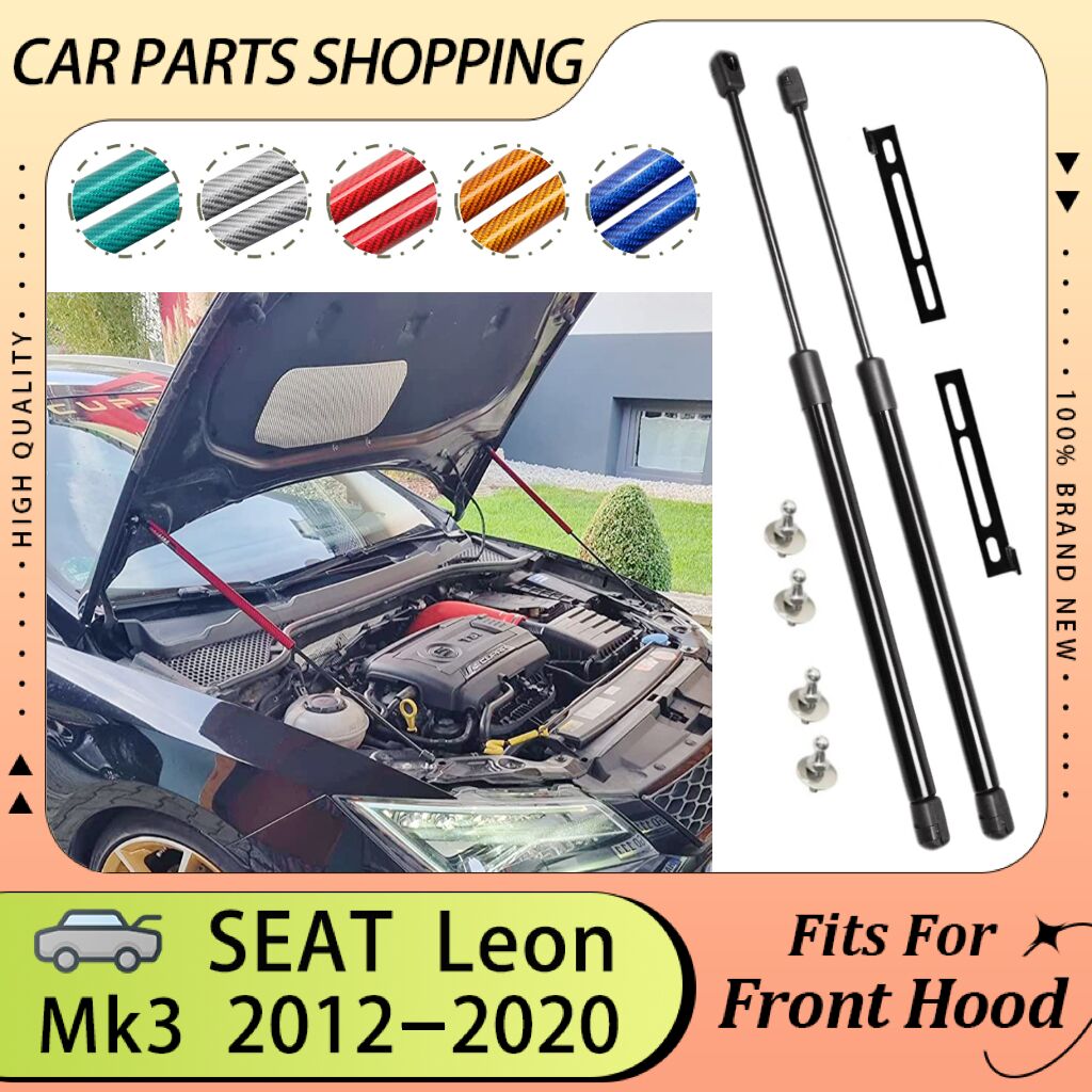 Hood Struts voor 2012-2020 SEAT Leon Mk3 5F Schokdempers Motorkap Wijzigen Lift Ondersteunt Gasveren Absorber Accessoires Prop